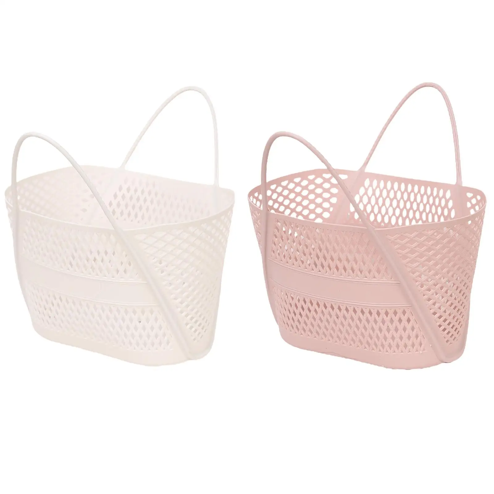 Shower Open Basket Breathable for Toiletries Hollow Storage Basket Portable Bathroom Basket for Home Kitchen Travel Hotel Dorm