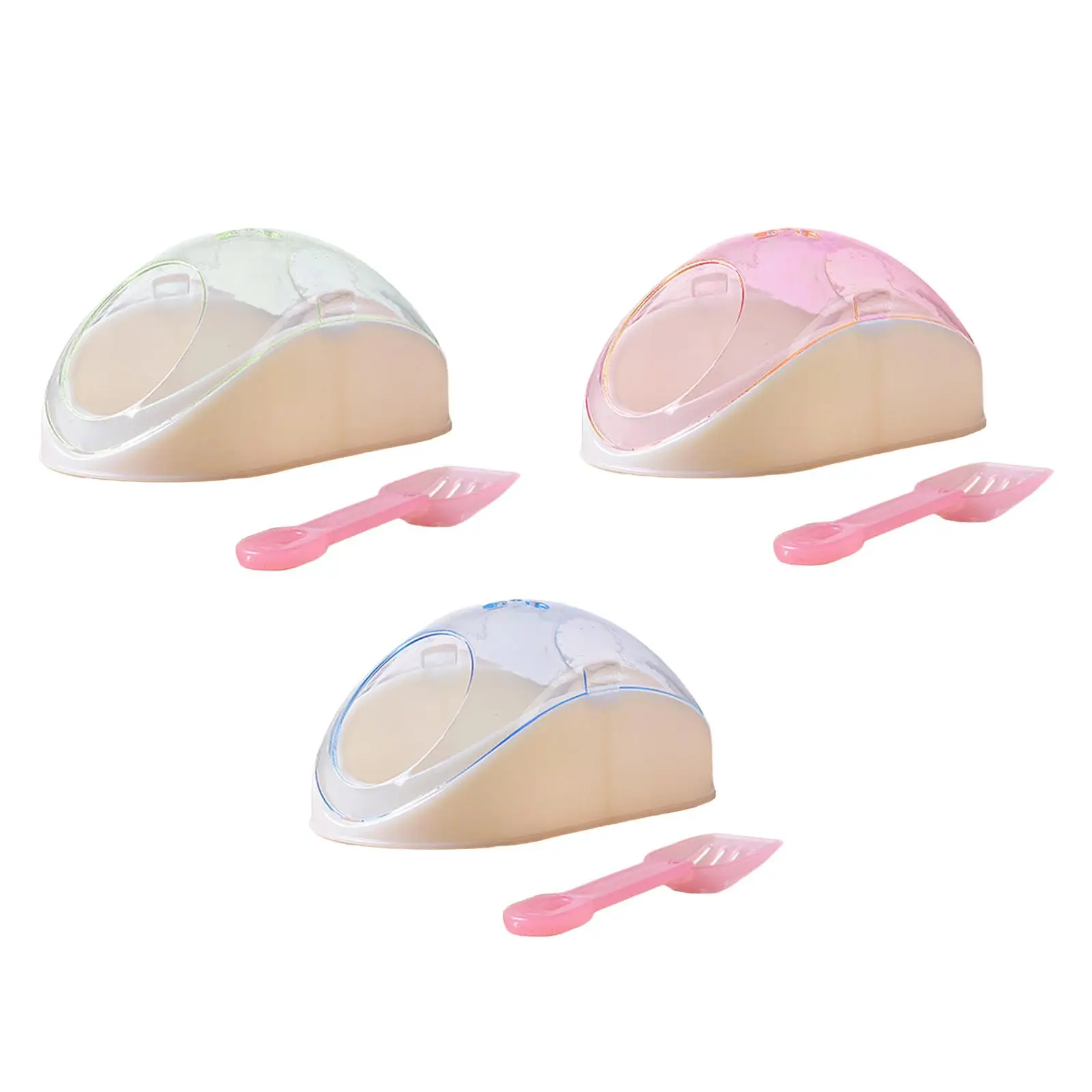 Hamster Sand Bath Box and Spoon Cage Accessories for Ferret Small Animal