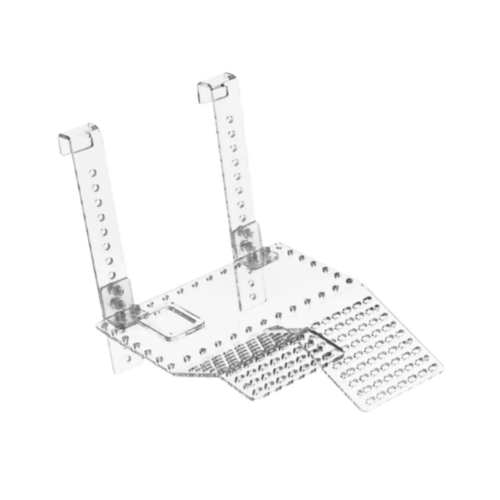 Acrylic Turtle Basking Platform Reptile Tank Ladder Turtle Ramp Climbing Shelf for Frog