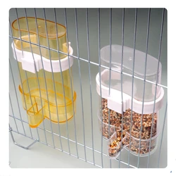 Dispensador de agua para pájaros, alimentador de comida para pájaros, bebedero automático para periquitos y pájaros, dispensador de comida para loros, accesorios para jaulas de pájaros