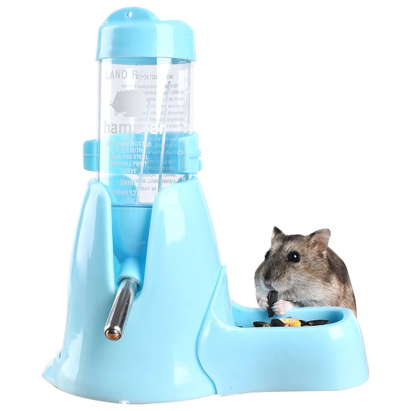 Botella de agua para hámster, accesorios para animales pequeños, dispositivo de alimentación automática, contenedor de alimentos, botellas para beber para mascotas, accesorios para hámster - imagen 3
