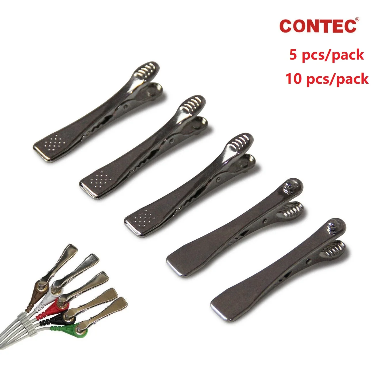 Accesorios para productos CONTEC Sonda Spo2, Cable ECG, Electrodos, Electrodos Clip - imagen 4