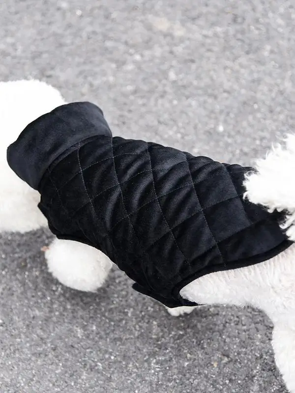 Chaqueta con arnés para perro, abrigo impermeable, ropa cálida de invierno, chaleco grueso para mascota - imagen 3