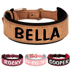 Collar con nombre para perro – Ajustable, suave y grabado personalizado