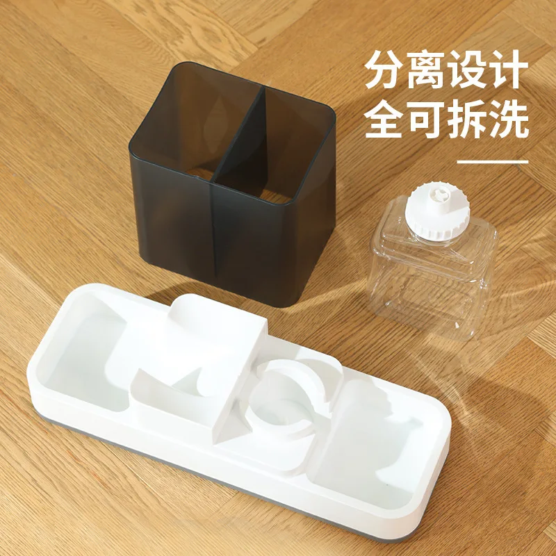 Cuenco de comida para perros y gatos, cuencos dobles, alimentador automático de agua potable, cuencos de arroz integrados, cuenco para beber para perros y gatos, suministros para mascotas - imagen 3