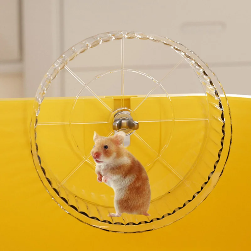 Jaula para hámster de 30x25cm, habitat de gerbil pequeño, transportador portátil antiescape para exteriores, suministros para animales pequeños, jaula para hámster extraíble ﻿ - imagen 3