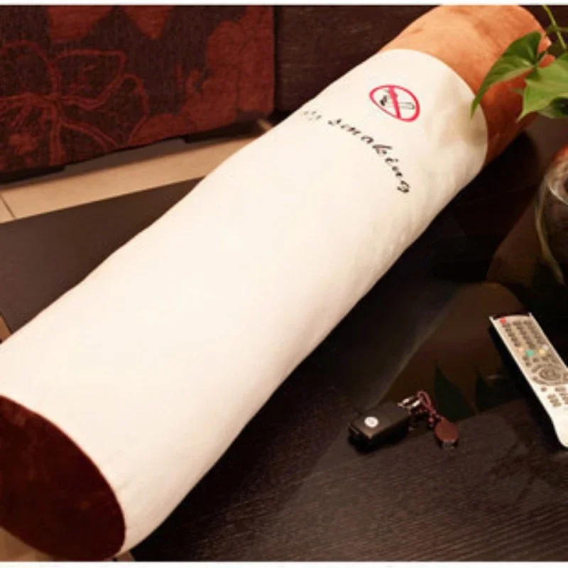 Juguetes Divertidos para mascotas, cigarro de peluche de humo grande, sonido chirriante, cigarrillos falsos, juguetes para masticar, juego interactivo Molar, resistente a las mordeduras - imagen 3