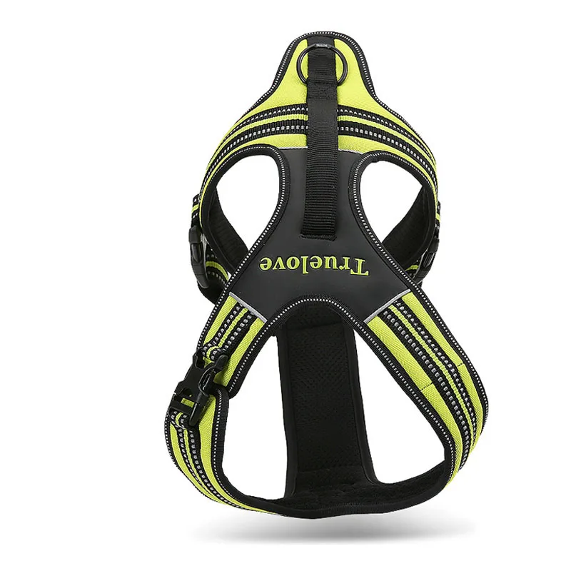 Winhyepet-arnés para perros a prueba de chaleco ajustable suave, pecho acolchado para perros pequeños, medianos y grandes, almohadilla de malla transpirable, sin tirones - imagen 2