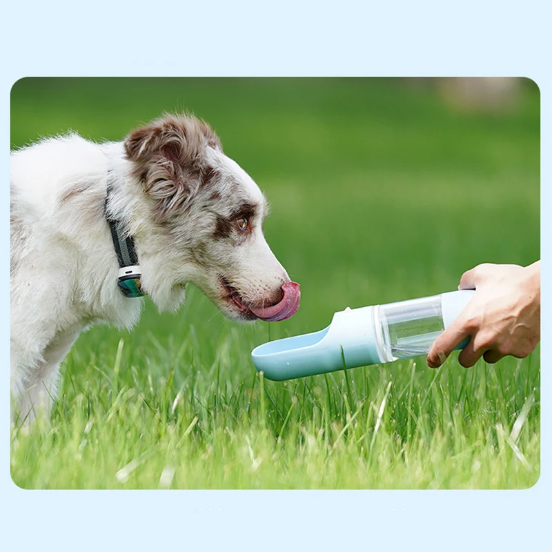 Botella de agua portátil para mascotas, tazón de viaje para cachorros, perros y gatos, dispensador de comida al aire libre, alimentador para perros pequeños y grandes, producto para mascotas - imagen 5