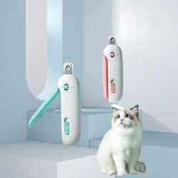 Cortaúñas push con ajuste para perros y gatos – Sistema seguridad sin dañar uña