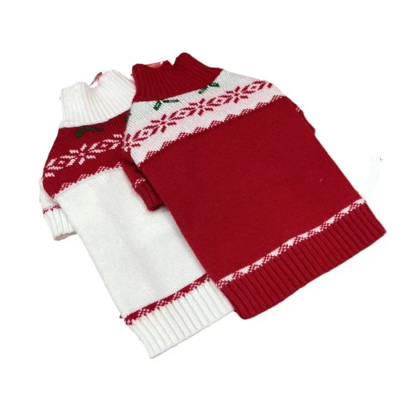 Suéter de punto para perros pequeños, ropa para cachorros, oso Pomerania, Navidad, otoño, invierno, más grueso, Año Nuevo - imagen 5