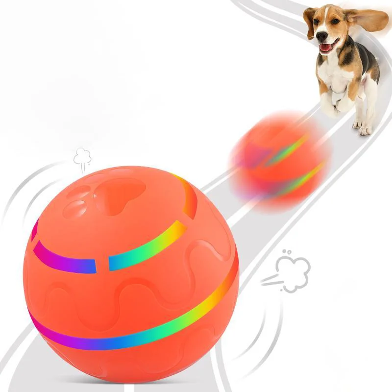 Juguetes interactivos con pelota para perros y gatos, juguetes con pelota rodante, juguetes con pelota giratoria móvil para perros pequeños, medianos y grandes, Sil duradero - imagen 5