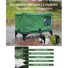 Nido para gatos al aire libre, impermeable y calentado, nido para perros, sala de parto para gatos, jaula plegable para mascotas, nido para mascotas con aislamiento térmico para gatitos - imagen 3