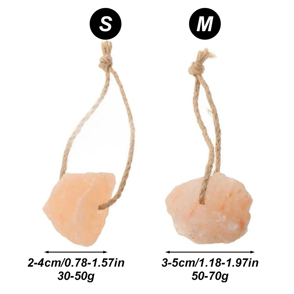 Jaula colgante de piedra Mineral Natural Irregular aleatoria, decoración, juguete para masticar para animales pequeños, mascotas, hámster, conejo, pájaros, rechinar los dientes, 1 ud. - imagen 3