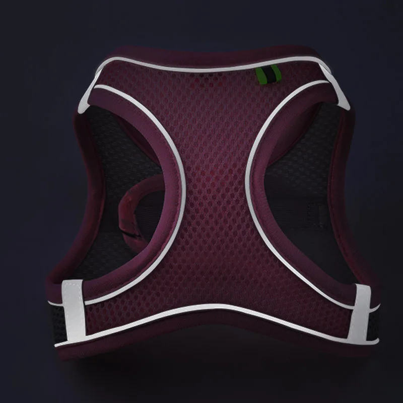 Conjunto de arnés para cachorros, arnés ajustable para gatos, chaleco, Bulldog Francés, Chihuahua, Pug al aire libre, Collar para caminar, correa para mascotas, accesorios para perros y gatos - imagen 4