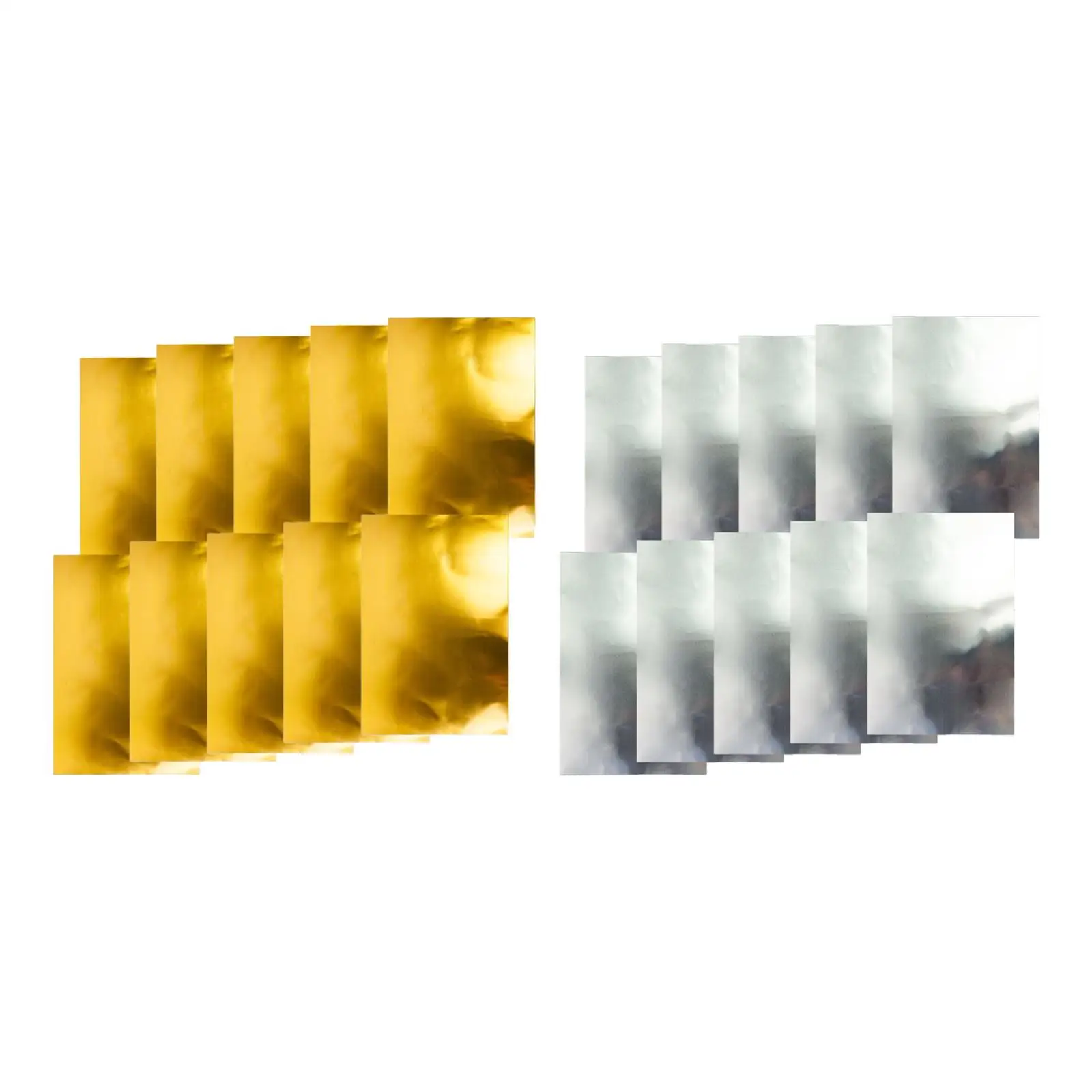 10 hojas de papel metálico, hoja reflectante de papel brillante, cartulina metálica para manualidades, carteles, confección de tarjetas, álbum de recortes
