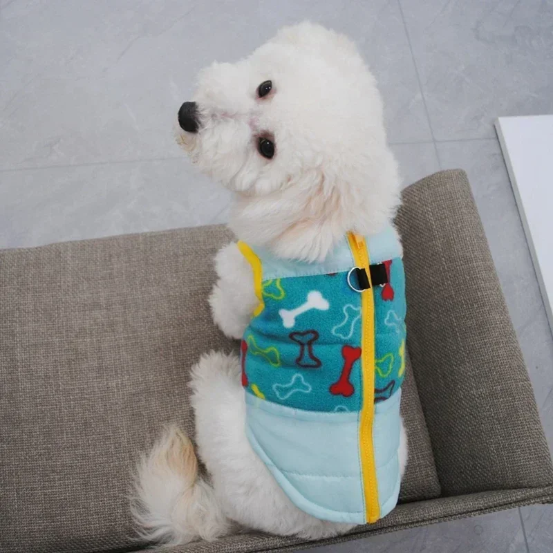 Ropa cálida de invierno para perros pequeños, chaqueta impermeable para mascotas, trajes para cachorros y gatos, abrigo Yorkie, ropa para Chihuahua, disfraz de Bulldog - imagen 4