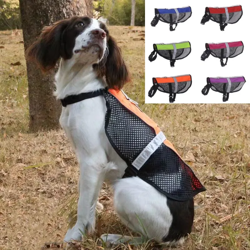 Arnés reflectante transpirable para perros, chaleco cómodo para cachorros, chaleco para perros, arnés, chaleco de malla ajustable, arnés para perros trabajadores - imagen 2