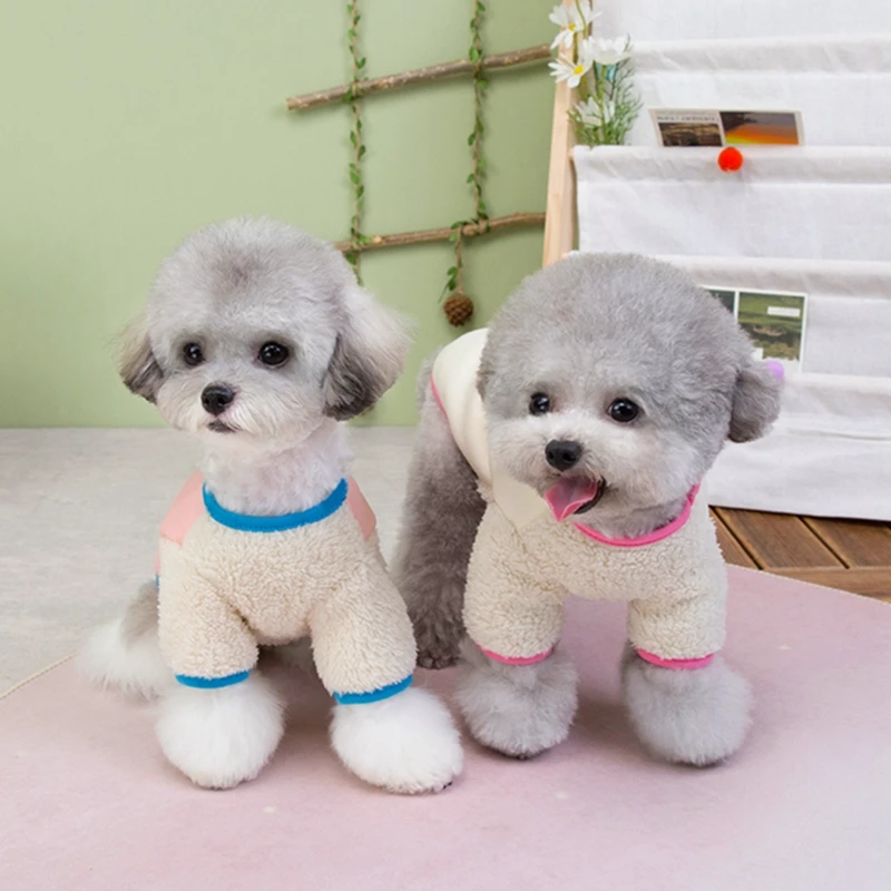 Ropa bonita para perros pequeños, suéter para el Día de San Valentín para cachorros, ropa suave para cachorros, suéteres de invierno para cachorros, traje para perros y gatos - imagen 5