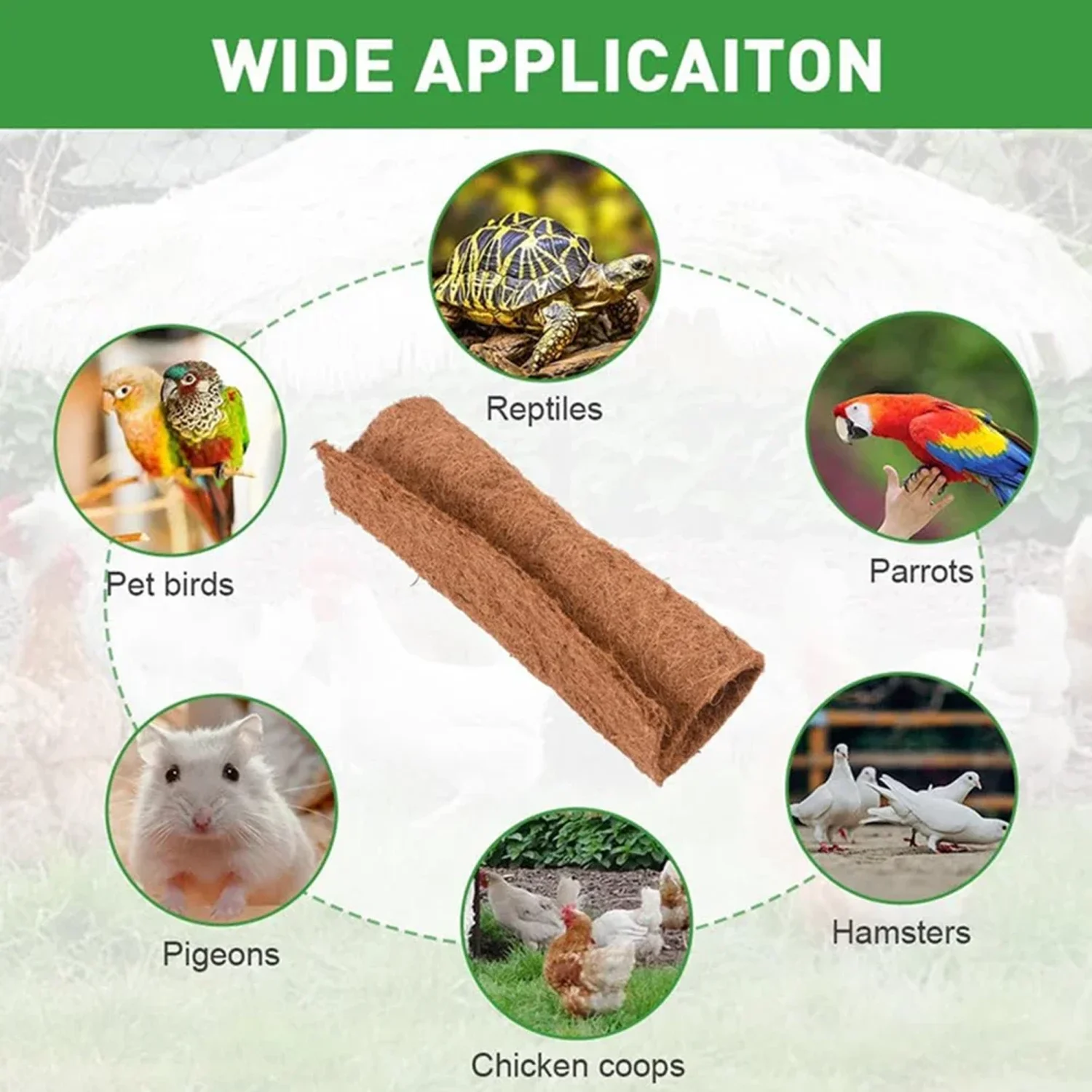 Estera Natural para gatear para mascotas, caja de cría de tortugas, paisajismo, tanque de selva tropical, paisaje, estera de Palma de coco Natural, 30x30cm, 1 ud. - imagen 5