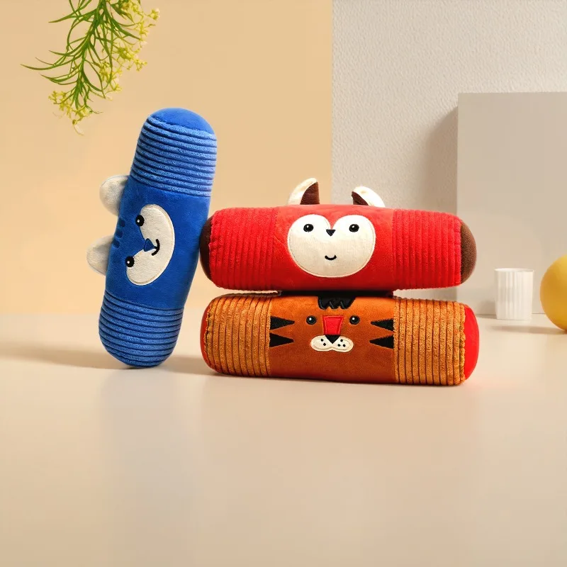 Perros de mascota, juguete para masticar animales de peluche, resistente al desgaste, chirrido, lindo oso, zorro, juguetes para perros, cachorros, suministros interactivos de peluche