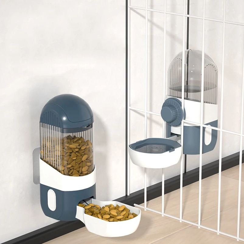 Alimentadores para beber colgantes para mascotas, jaulas colgantes para gatos y perros, reposición automática de alimentos para beber, suministros mágicos para mascotas