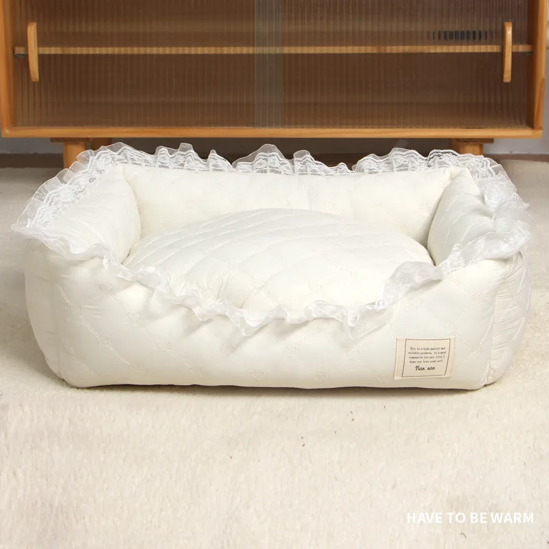 Cama nido giratoria semicerrada cálida para gatos y perros - imagen 2
