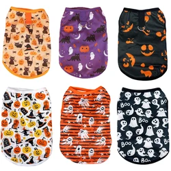 Chaleco de Halloween para gatos y perros - ropa con calabaza fantasma