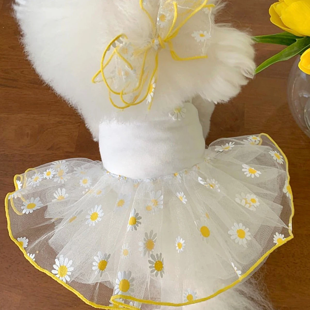 Falda fina de princesa para cachorros, ropa para perros, bonito vestido para perros pequeños, ropa para Chihuahua York, suministros para mascotas - imagen 5