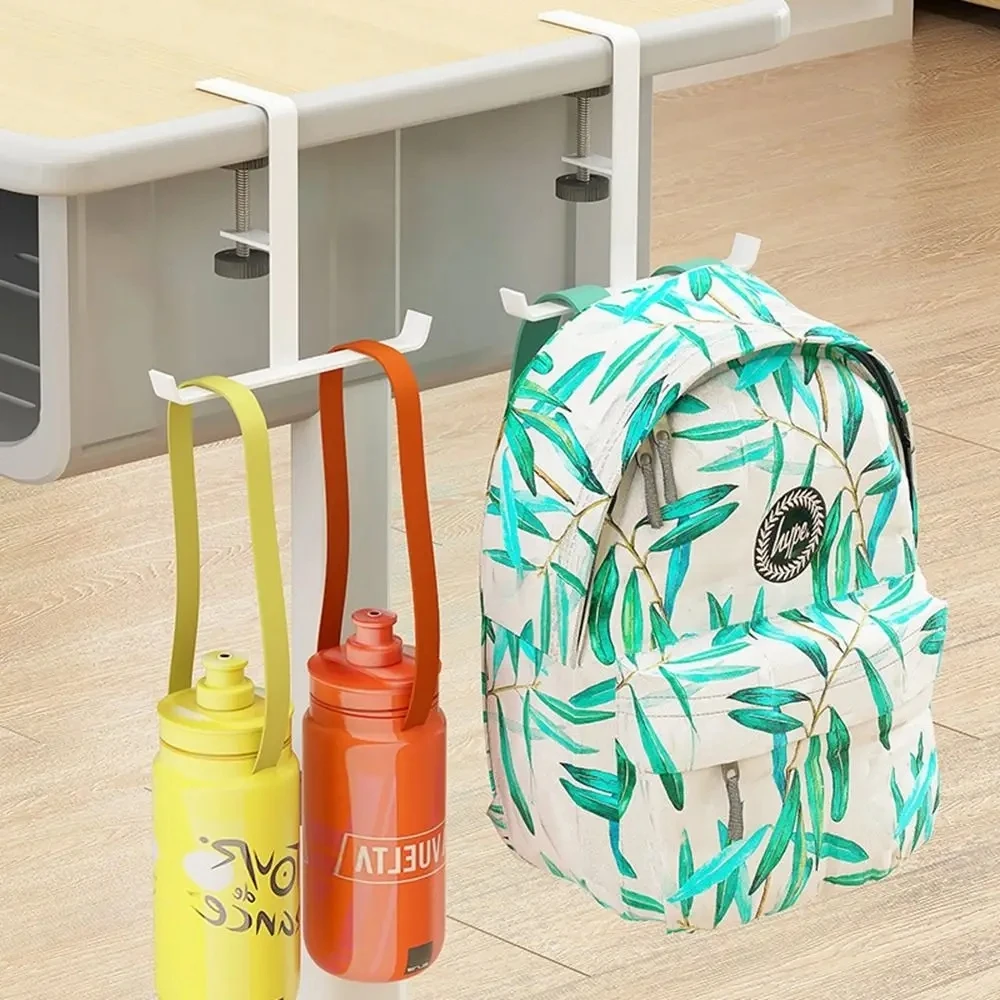 Gancho de escritorio sin taladrar para mochila – Organizador adaptable - imagen 5