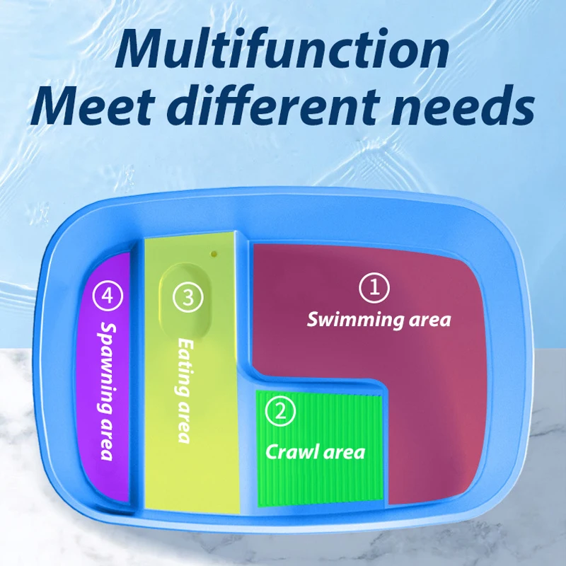 Decoración de tanque de peces, plataforma de apoyo, decoraciones de tanque de tortuga acuática, otros suministros de Acuario, accesorios de plástico de lagarto de baño - imagen 2