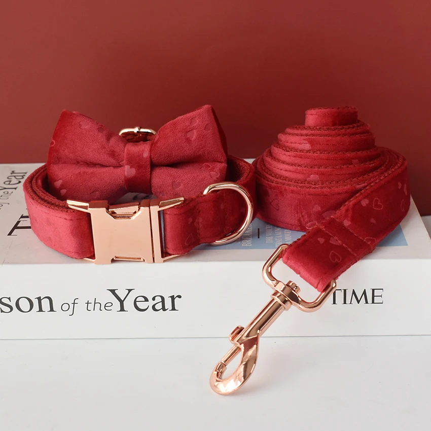 Collares de identificación personalizados con flores (rosa), logotipo grabado gratis para perros pequeños, medianos y grandes, franela American Cocker Spaniel 27 - imagen 4