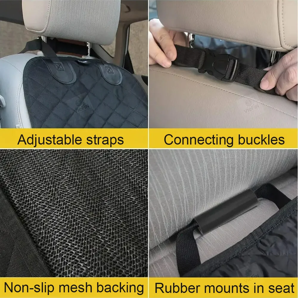 Funda impermeable antideslizante para asiento de coche de perro, alfombrilla Oxford para transporte de mascotas, SUV, camiones y sedanes, Protector para viajes de mascotas, uso diario