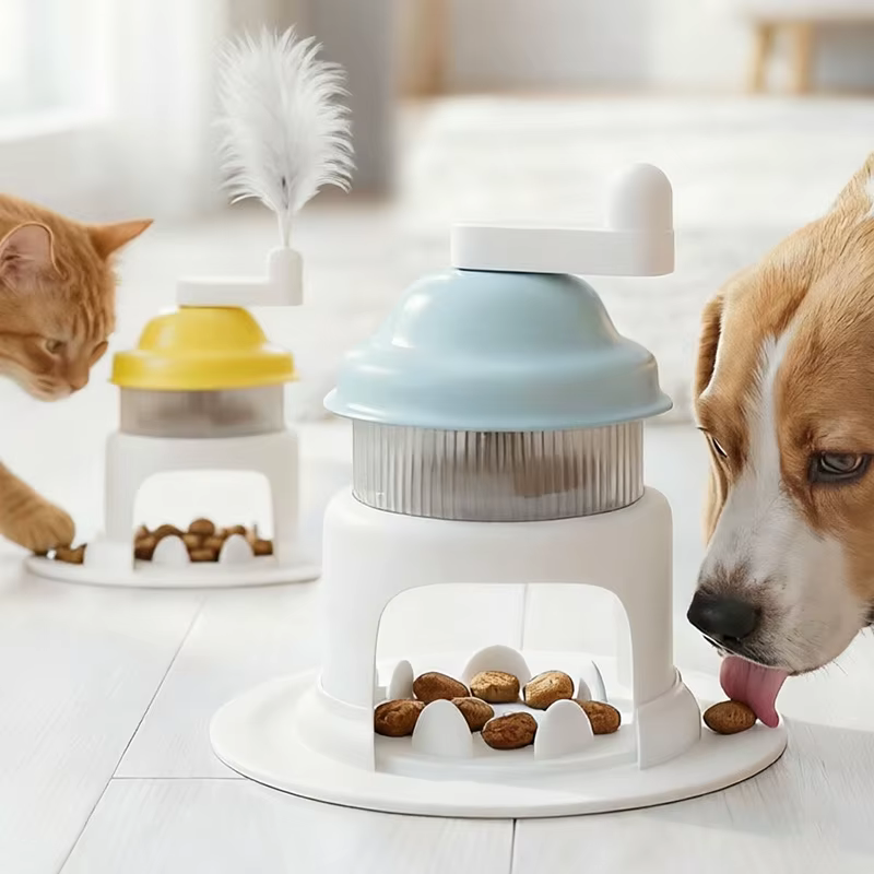 Juguete dispensador de comida para gatos y perros – rompecabezas