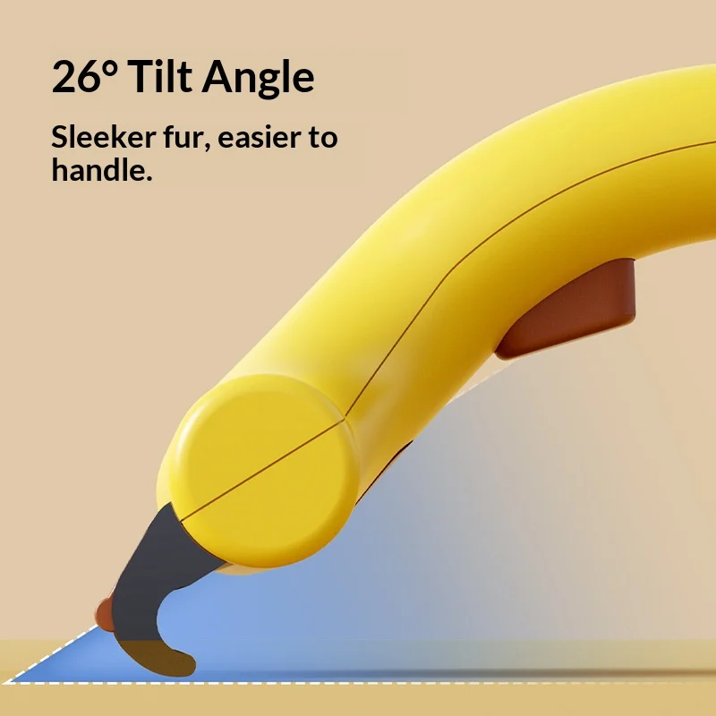 Nuevo cepillo para desenredar mascotas, herramienta de deshedding, peine de depilación de un botón para gatos, perros, cuidado y cuidado de la piel - imagen 4