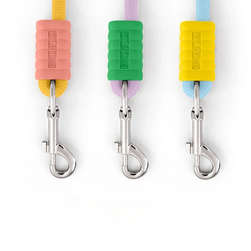 Correa para perro que se puede usar, cuerpo cruzado, mango de algodón de espuma de nube, Color de contraste, cuerda P para cachorros, salir para caminar con mascotas - imagen 3