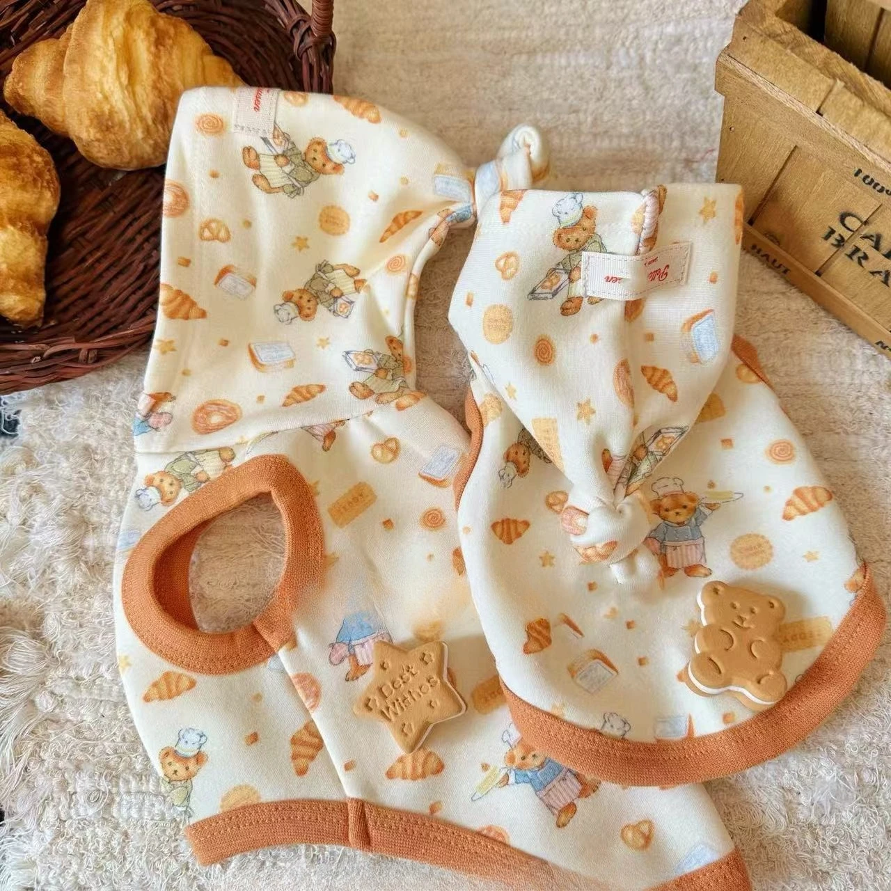 Otoño e Invierno Sudadera con capucha para mascotas Teddy Yorkshire chaleco sin mangas gatito perro chaqueta con capucha ropa para perros pequeños ropa para cachorros - imagen 3