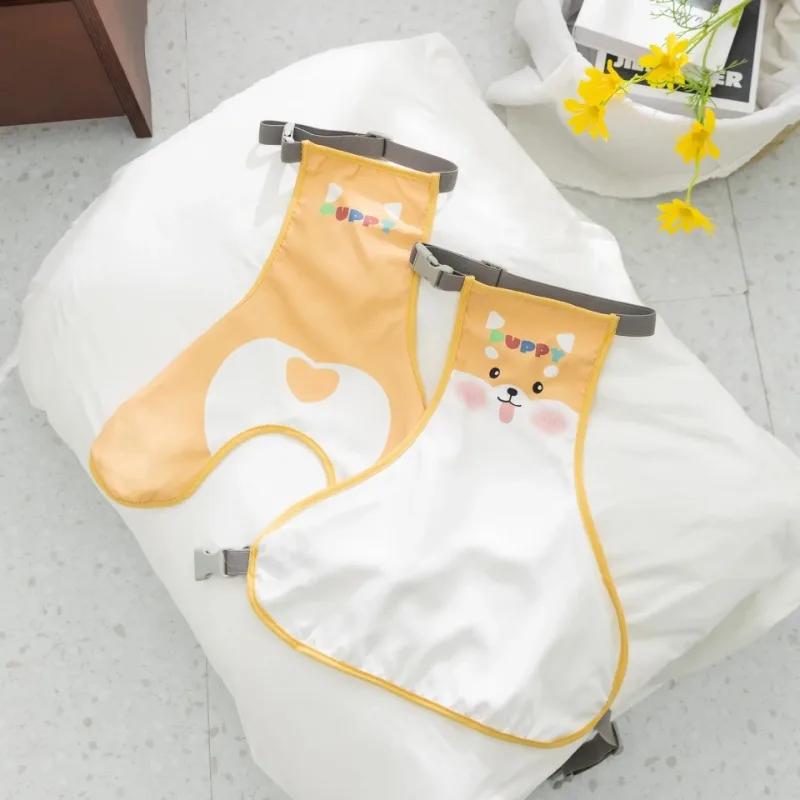 Ropa para mascotas con estampado de dibujos animados, ropa impermeable para el vientre, ropa para el vientre para perros pequeños y medianos, ropa Universal para las cuatro estaciones - imagen 2