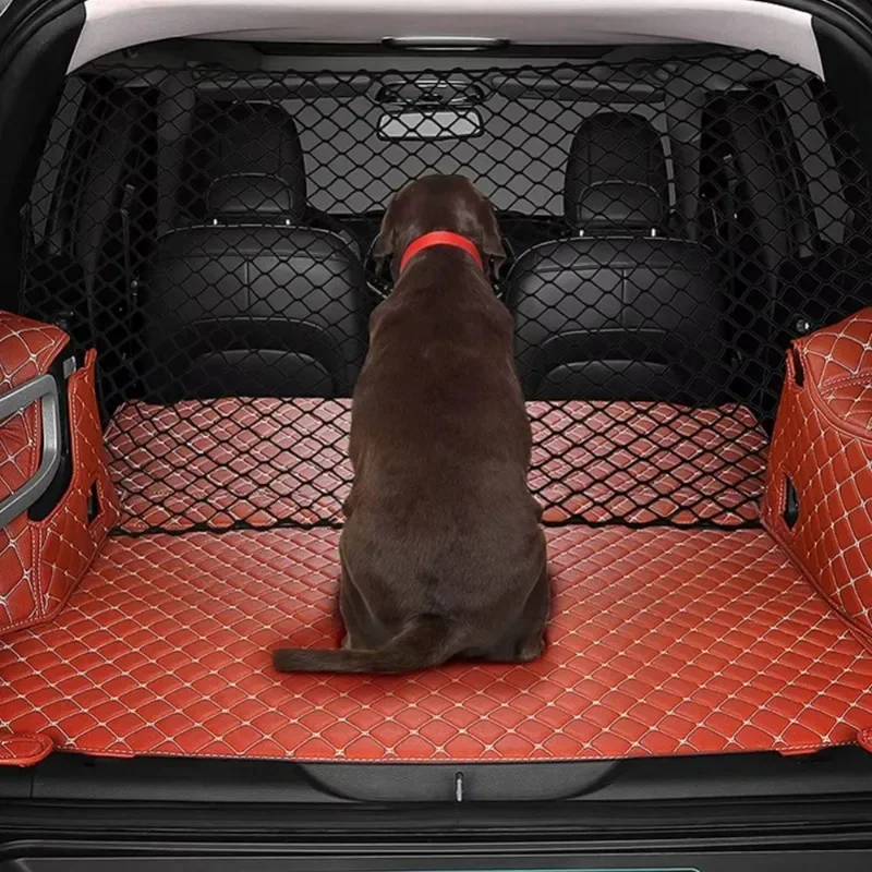 Valla para maletero de coche, malla aislante para perros y mascotas, malla aislante elástica duradera y resistente, valla de seguridad para mascotas para cualquier vehículo - imagen 3