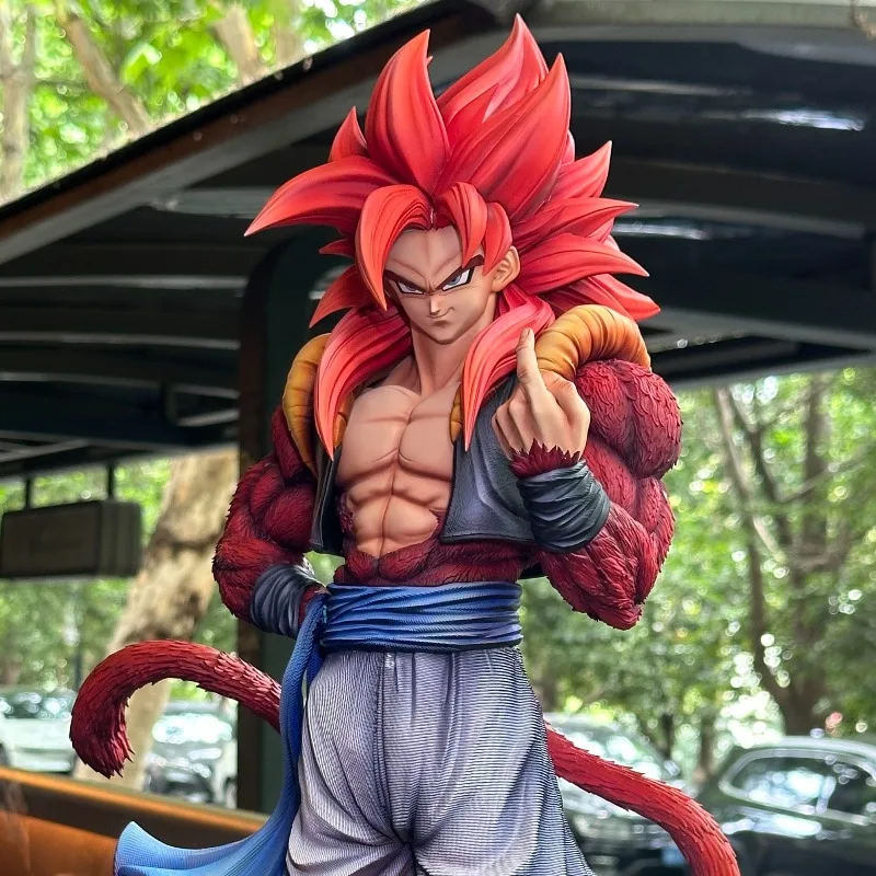 Figura de Dragon Ball NP SSJ4 Gogeta, figura de acción temática Super Saiyan 4, colección de estatuas de Anime de PVC, modelo de juguete de alto detalle, regalos - imagen 5