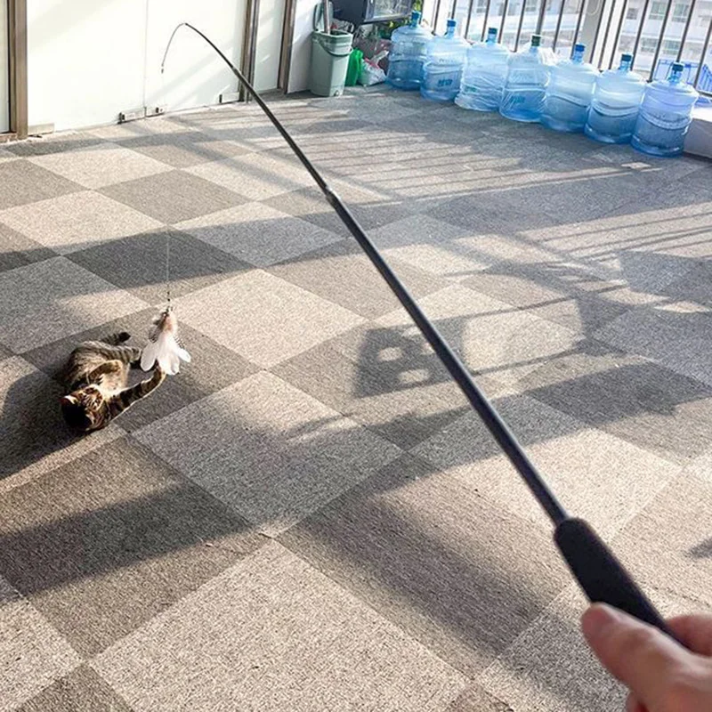 Juguete interactivo con forma de insecto para gatos, juguete de repuesto con forma de pluma para mascotas, accesorios para mascotas - imagen 5