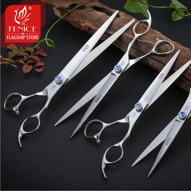 Fenice-Tijeras de corte para perros, cortador recto para mascotas, 7,5/8,0/9,0/9,5/10 pulgadas - imagen 4