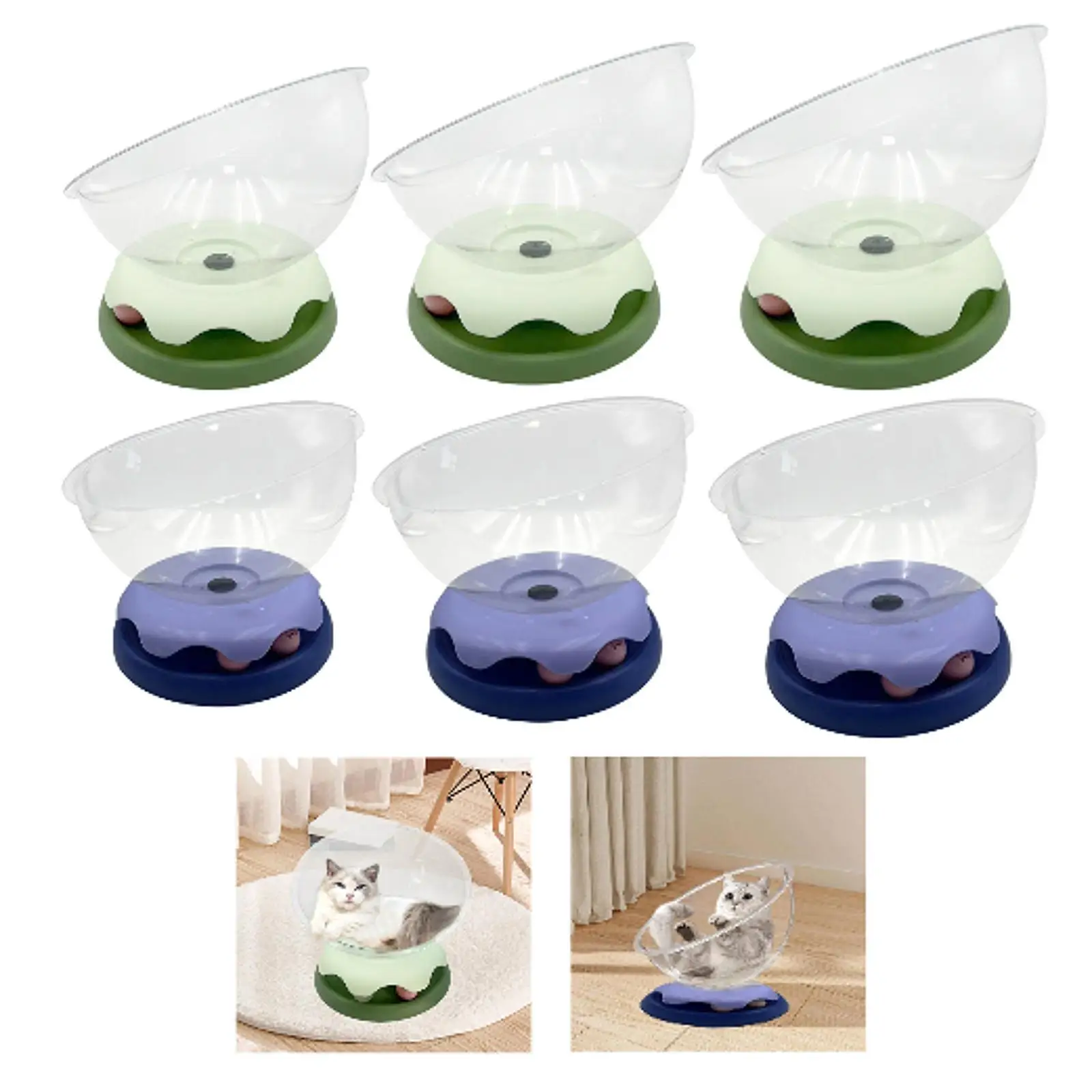 Cama cápsula para gatos, cama semicircular, centro de actividades universal, nido para gatitos, hamaca para gatos para descansar, dormir, jugar - imagen 2