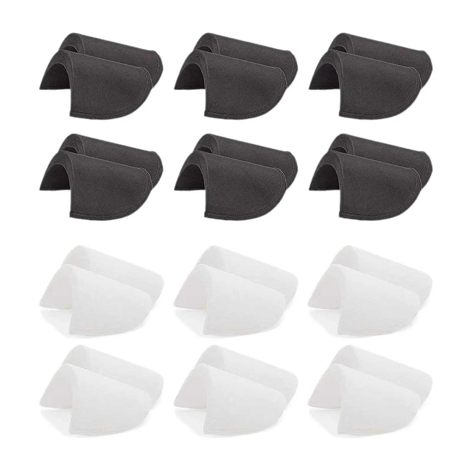 24x hombreras transpirables suaves cubiertas conjunto para prendas de vestir