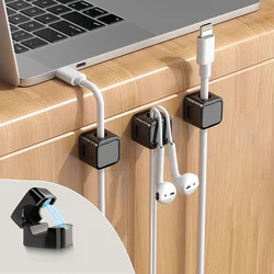 Organizador magnético de cables para escritorio – Ajuste fácil