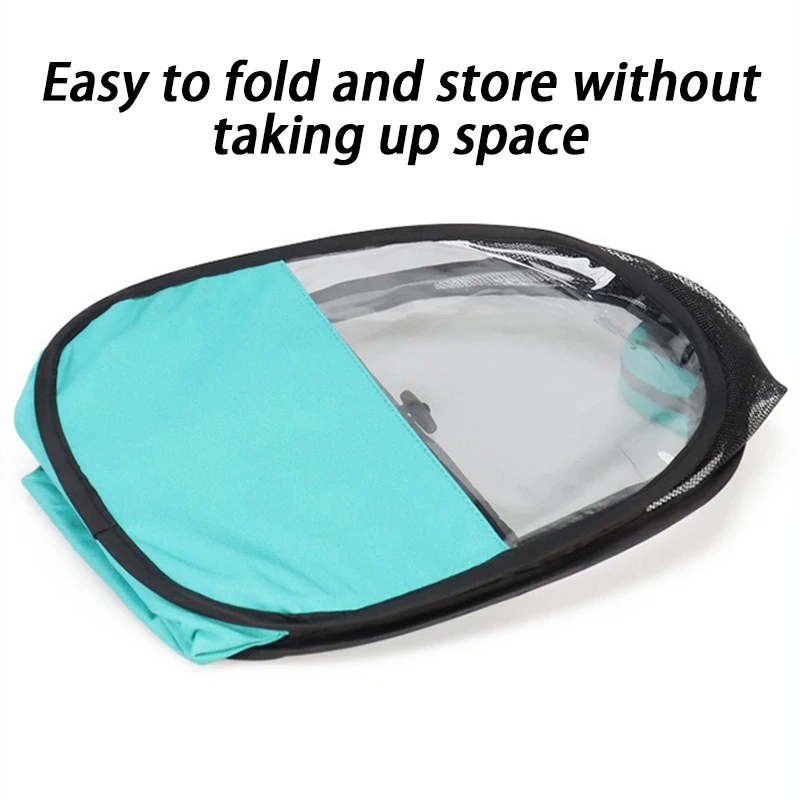 Bolsa transportadora de pájaros plegable para exteriores, bolsas transportadoras de pájaros portátiles de viaje de precios bajos, transparente, transpirable para llevar loros - imagen 3