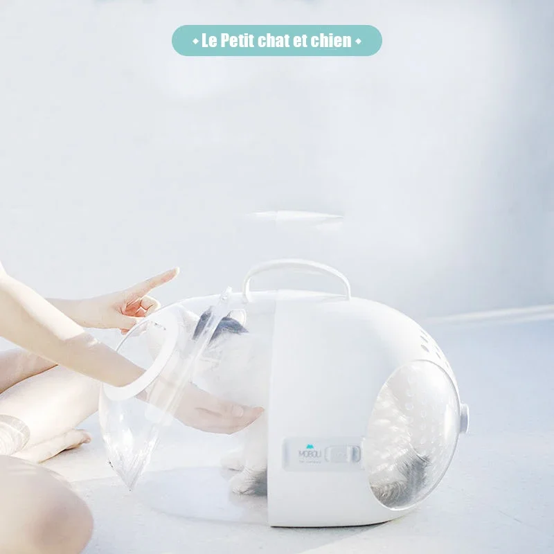 Bolsa de viaje para gatos Moboli de origen, bolsa de transporte transpirable para mascotas, astronauta, gato, cachorro, cápsula de viaje, bolsa de viaje de doble puerta, portador de mascotas - imagen 2