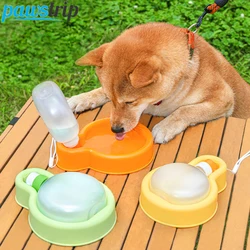 Botella dispensador de agua portátil para perros y gatos – Plegable
