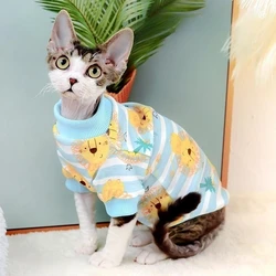 Sudadera con capucha para gato Sphynx – Algodón suave y cálido