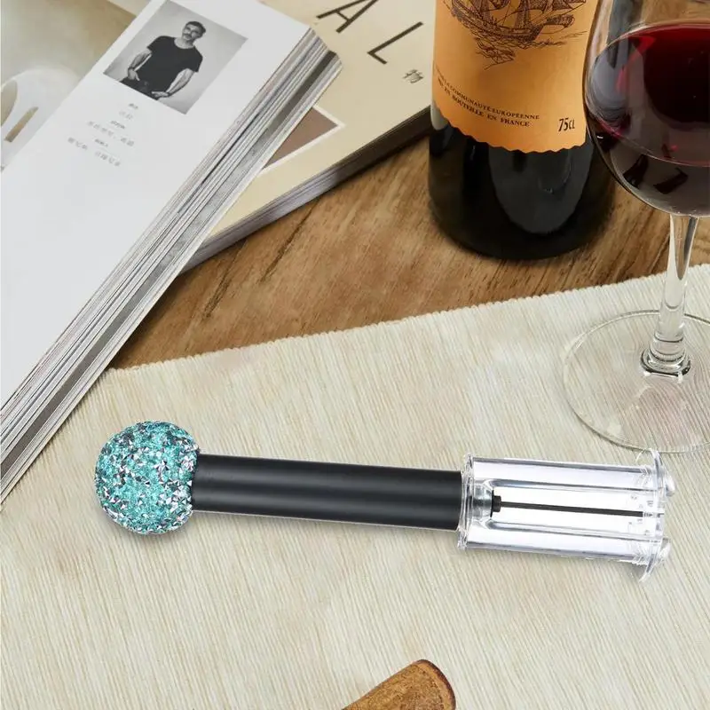 Bomba de aire piezas para abrir botellas de vino, abridor de botellas portátil a presión, herramientas de cocina, accesorios de Bar, 1 unidad - imagen 4